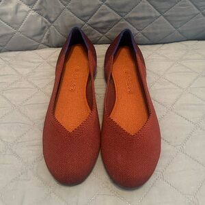 Rothy's Malbec Red Flats 8.5